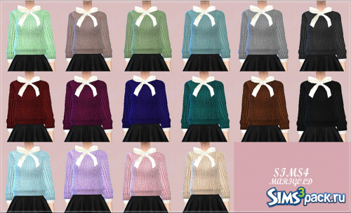 Свитер Big ribbon sweater