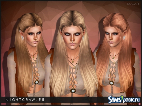 Прическа Sugar от Nightcrawler Sims