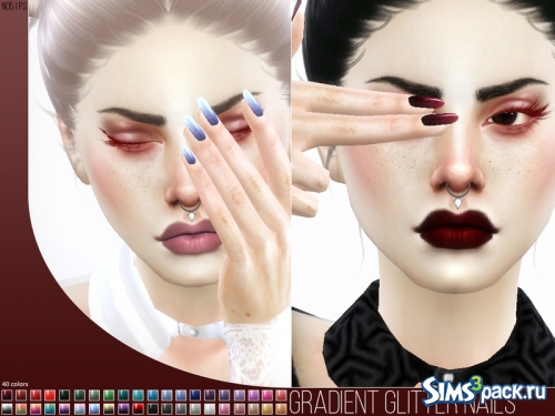 Градиентный маникюр Nails N05 от Pralinesims