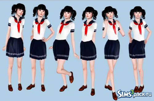 Сет поз Simple Female Poses от itsoceansecret