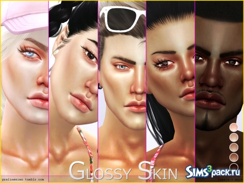 Скин Glossy от Pralinesims