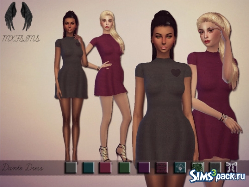 Данте Платье - Dante Dress от mxfsims