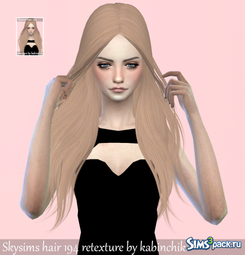 Ретекстура прически Skysims hair 194 от kabinchik