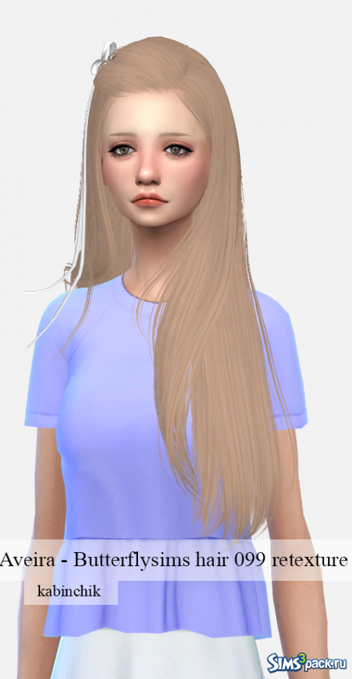 Ретекстура прически Aveira - Butterflysims hair 099 от kabinchik