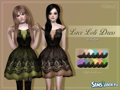 Платье Lace Loli Dress от trillyke