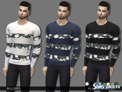 Свитер Floral от Bill Sims