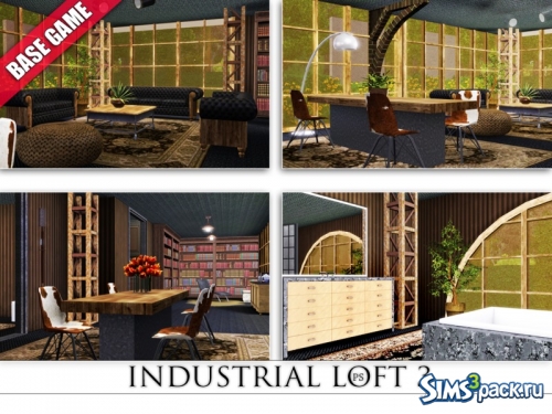 Дом "Industrial Loft 3" от Pralinesims