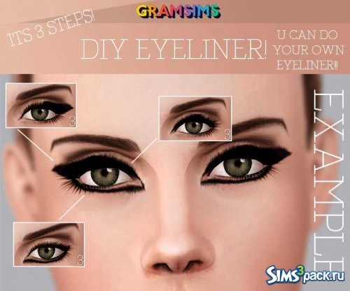 Подводка для глаз DIY от gramsims