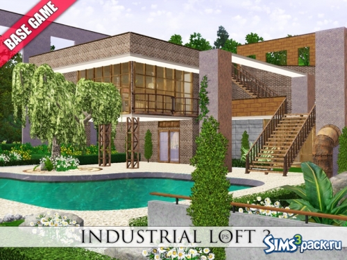 Дом "Industrial Loft 3" от Pralinesims