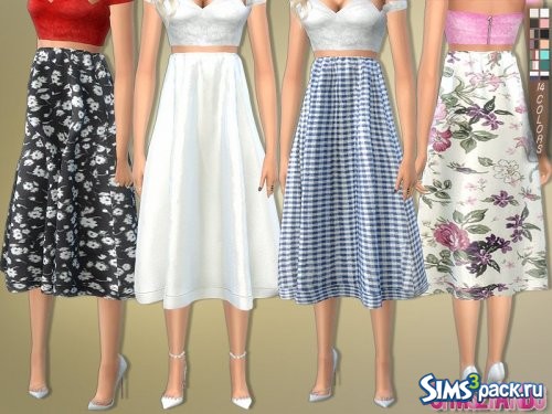 Юбка Knee Length от sims2fanbg