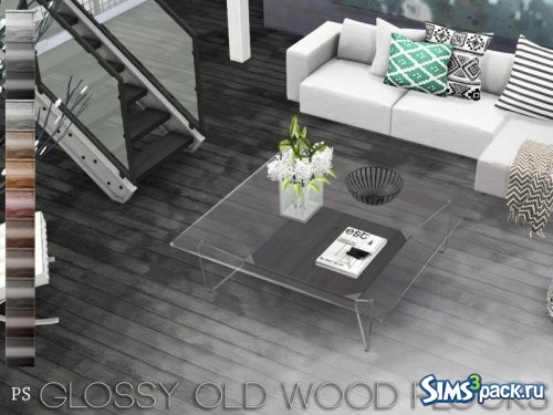 Деревянный пол Glossy Old Wood от Pralinesims