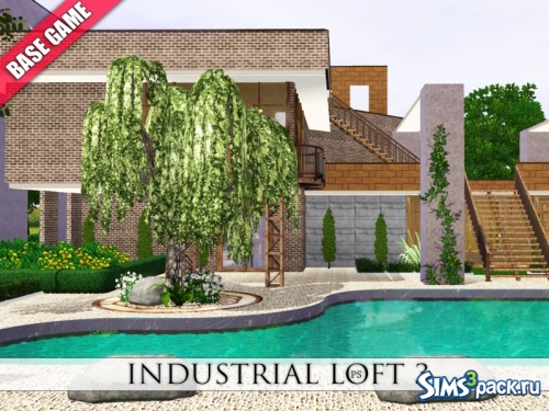 Дом "Industrial Loft 3" от Pralinesims