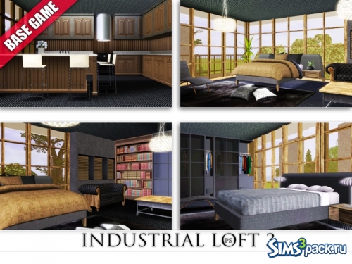 Дом "Industrial Loft 3" от Pralinesims