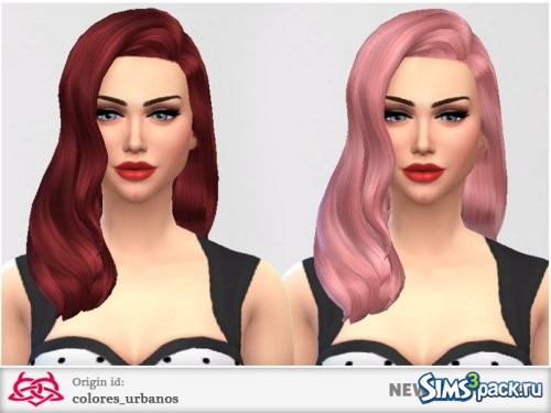 Женская прическа New hair textures 01