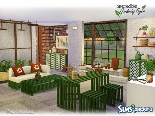 Уличный проэкт для гаража Gardening Foyer