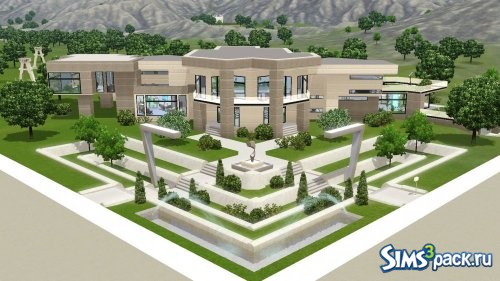 Футуристический особняк &quot;Sideways Yard&quot; от simsgal2227