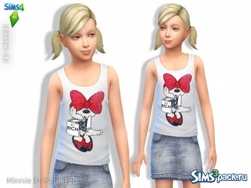 Детский сет Minnie Top & Denim Skirt от lillka