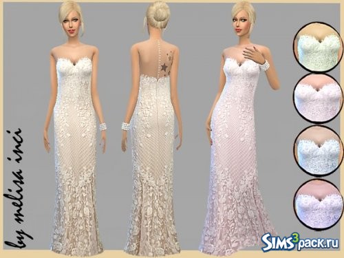 Платье Sleeveless Lace Wedding от melisa inci