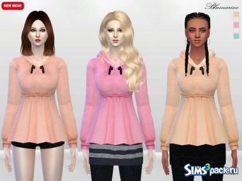 Худи Snowy Peplum от McLayneSims