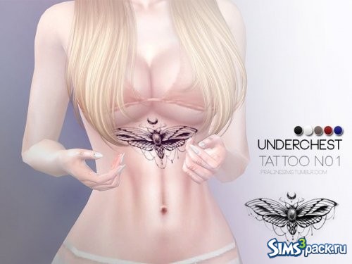 Тату Underchest от Pralinesims