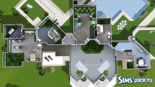 Футуристический особняк "Sideways Yard"