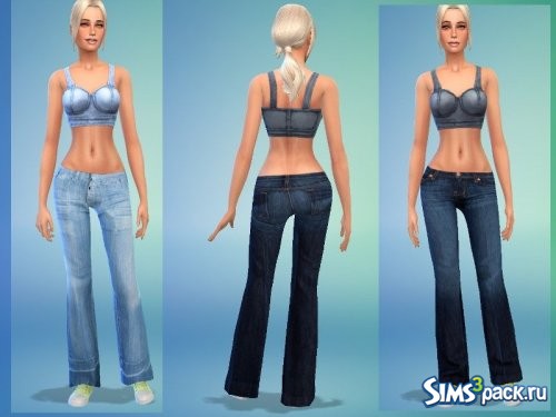 Джинсовый сет от sweetsims4