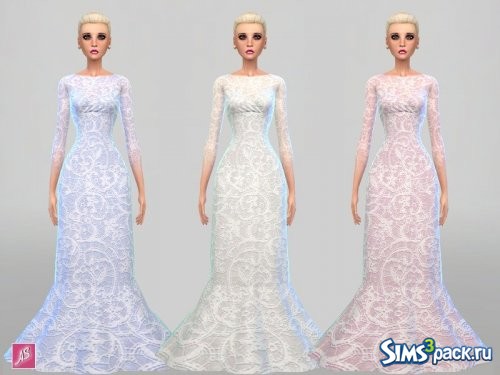 Платье Lace Detail Gown от Alexandra_Sine