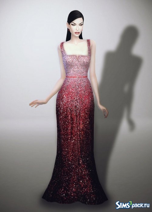 Платье Elie Saab Fall 2014 - Ombre