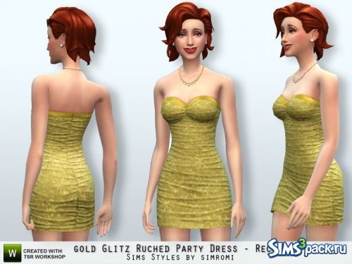 Вечернее платье Glitz Ruched от simromi