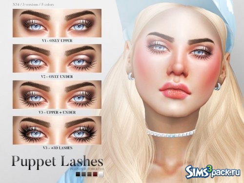 Реснички Puppet Lashes от Pralinesims