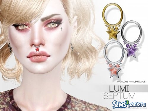 Серьга для носа Lumi Septum от Pralinesims