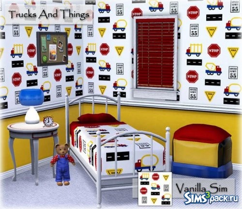 Текстура Trucks And Things от Vanilla Sim