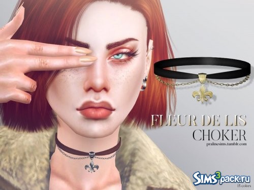 Чокер Fleur De Lis от Pralinesims