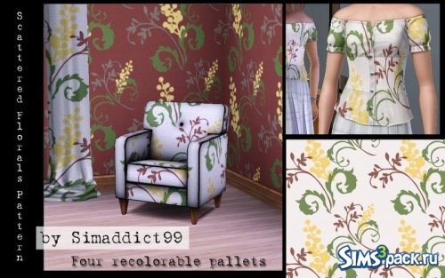 Текстура Scattered florals от simaddict99