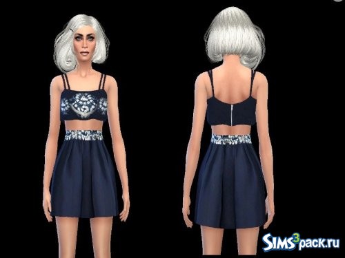 Платье Mystic blue от sweetsims4