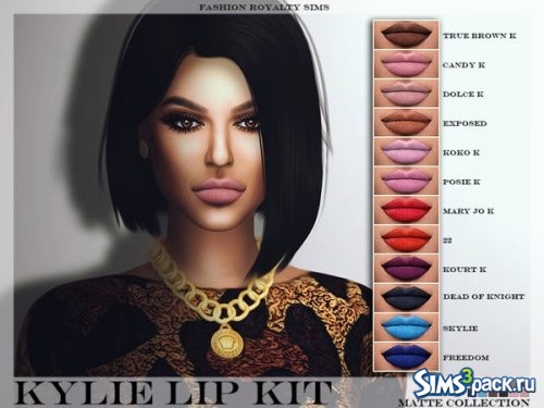 Помада Kylie Matte от FashionRoyaltySims