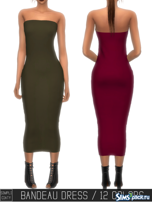 Платье BANDEAU DRESS от simpliciaty