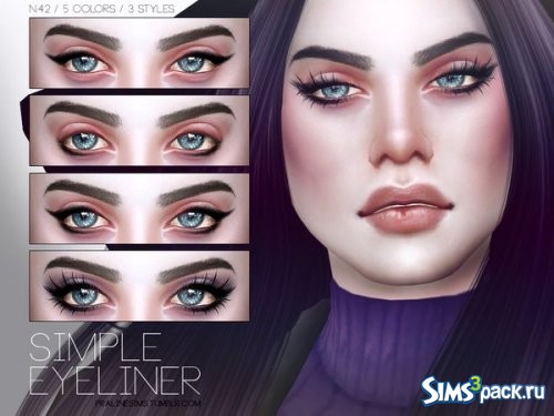 Подводка для глаз Simple от Pralinesims