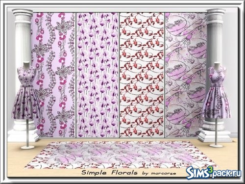 Текстуры Simple Florals от marcorse