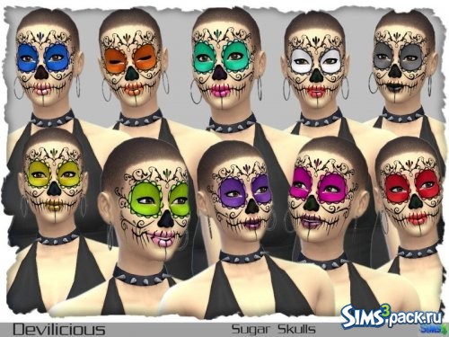 Грим Sugar Skull от Devilicious