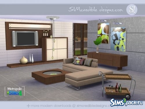 Гостиная Metropole от SIMcredible!