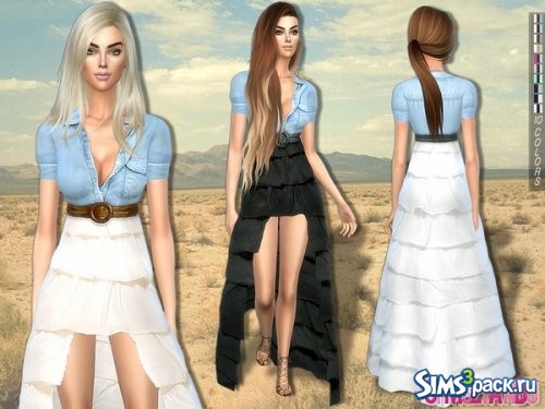 Платье Boho от sims2fanbg