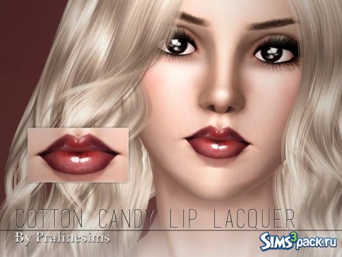 Губная помада Cotton Candy Lip Lacquer от Pralinesims