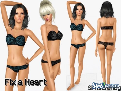 Нижнее белье Fix a Heart от sims2fanbg