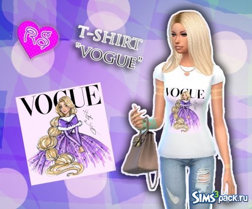 T-shirt &quot;Vogue&quot;/Майка &quot;Vogue&quot; от Rena2002