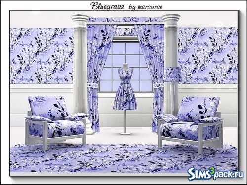 Текстуры Flowers in Blue