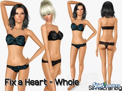 Нижнее белье Fix a Heart от sims2fanbg