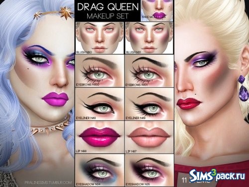 Макияж Drag Queen от Pralinesims