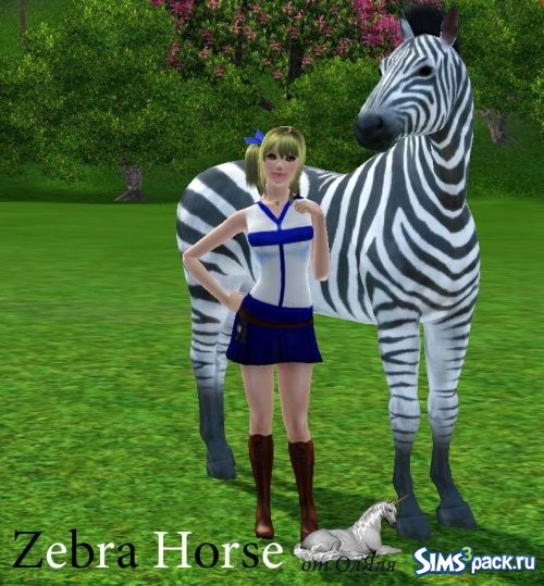 Zebra Horse / Лошадь Зебра