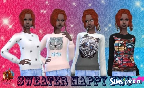 Sweater happy two / свитер Хеппи от ОлЯля